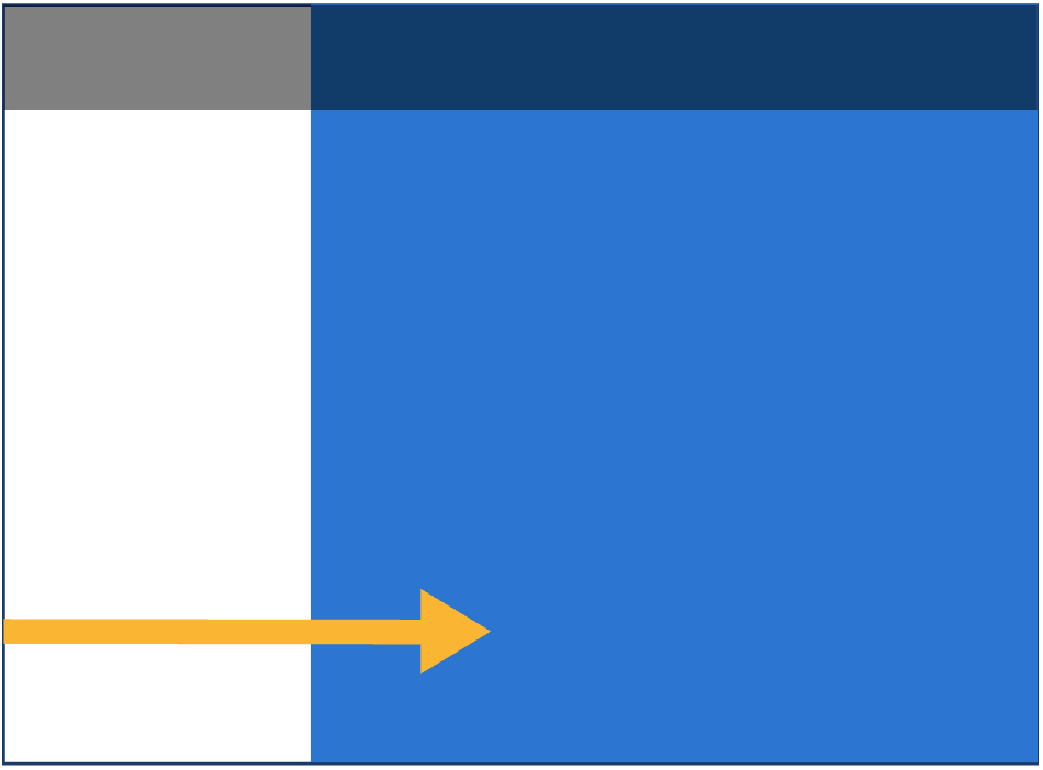 Graphical Element Arrow Blue