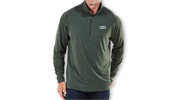 Green Mens Zip Up