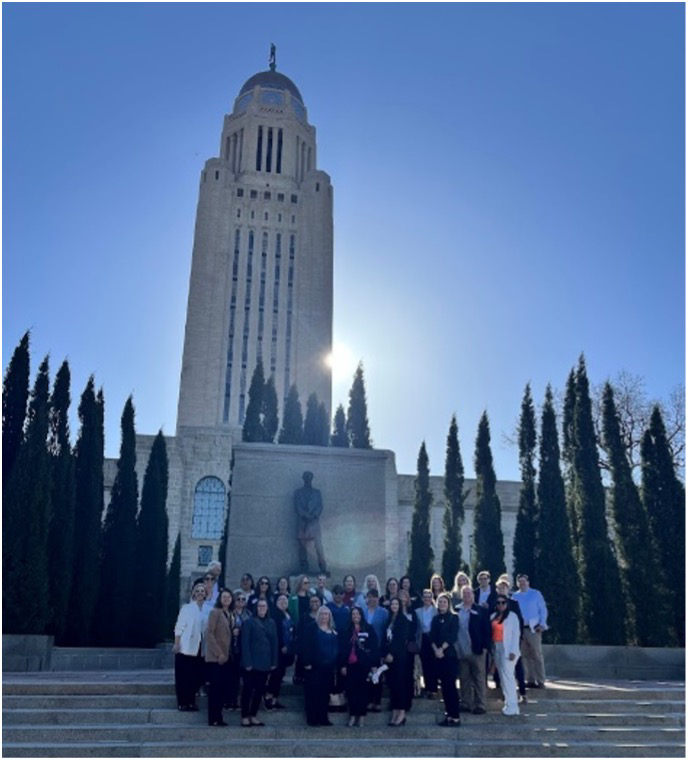 HRAM members met with Nebraska state senators and legislative staff