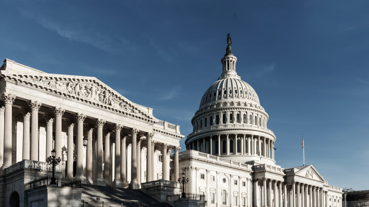 The united states capitol building in washington, dc.