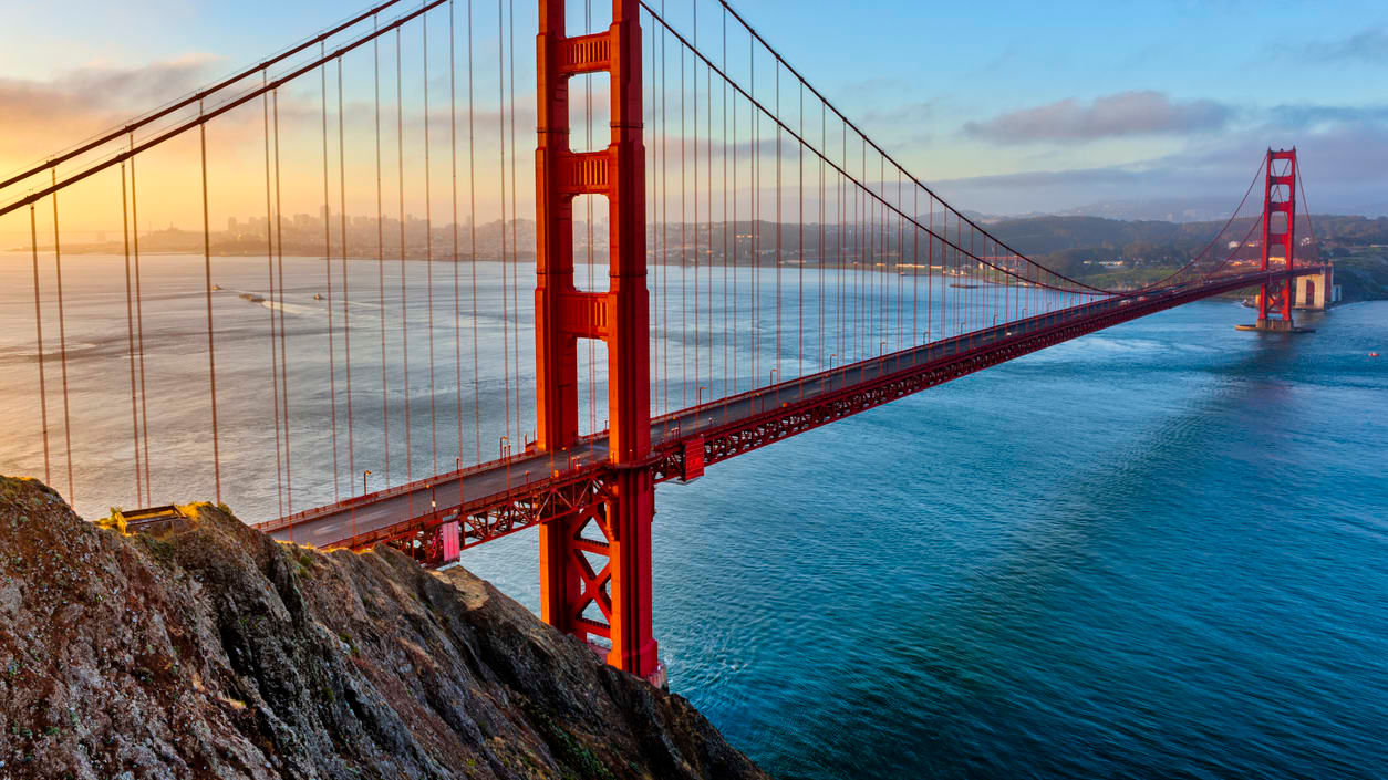 Golden gate bridge in san francisco, california.