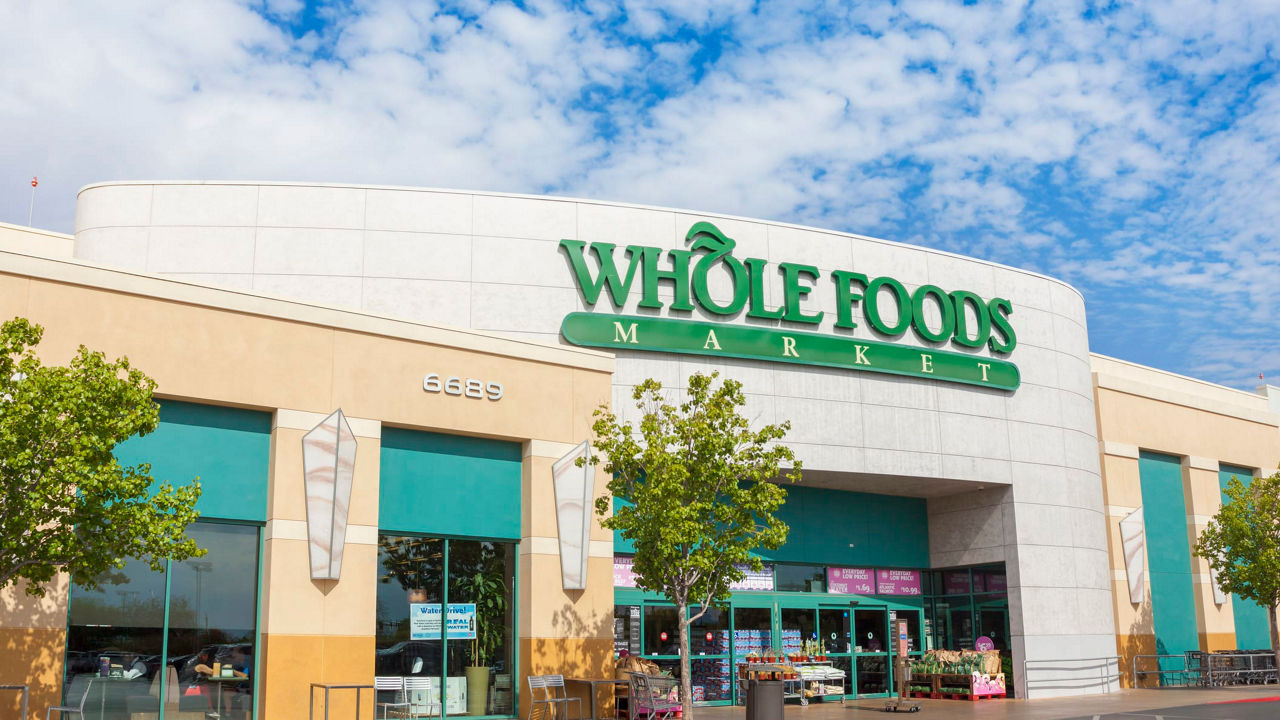 A whole foods store in santa barbara, california.