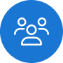 icon of 3 people