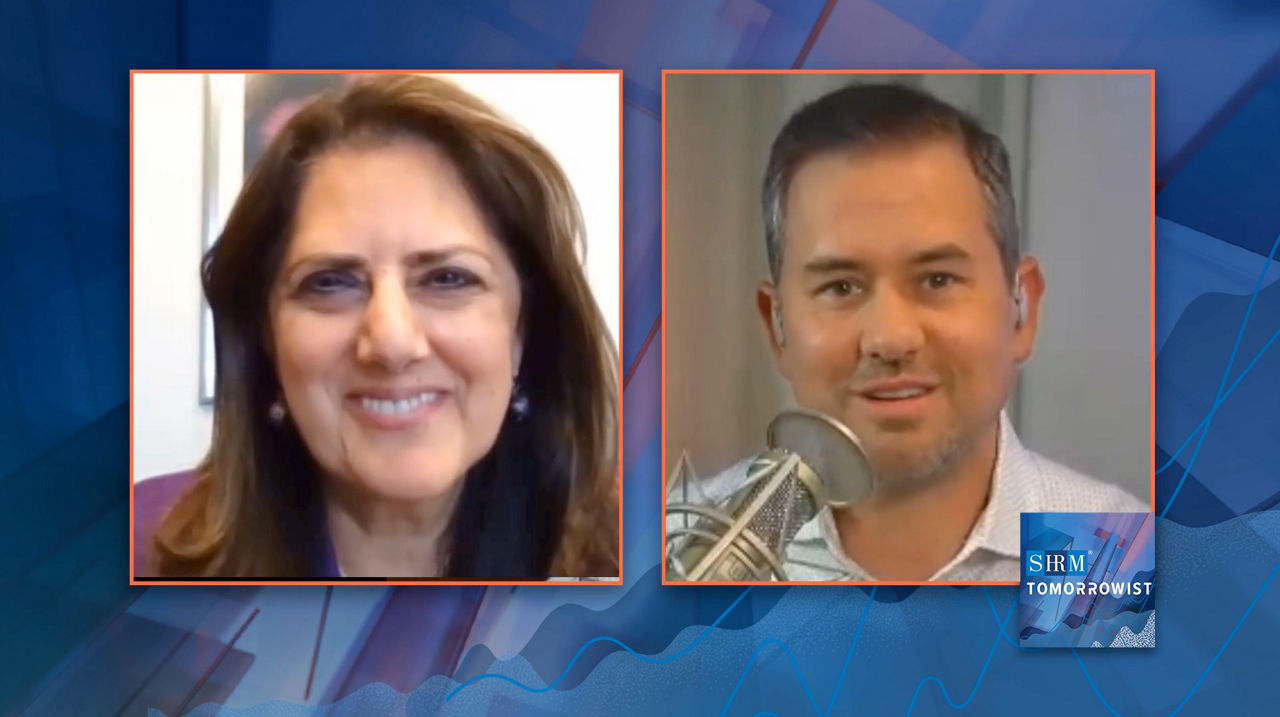 Host Justin Brady and Jyoti Chopra on Tomorrowist