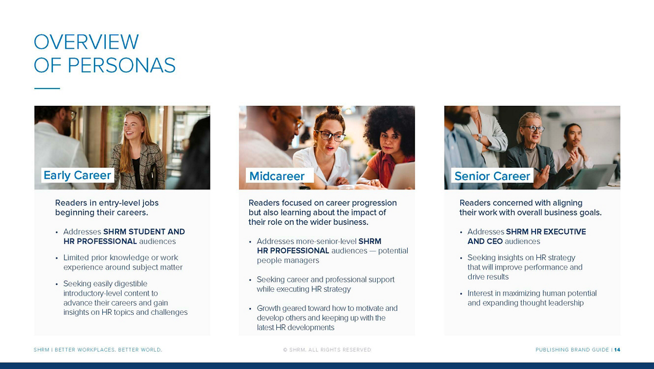 Kogan Page Publishing Overview of Personas