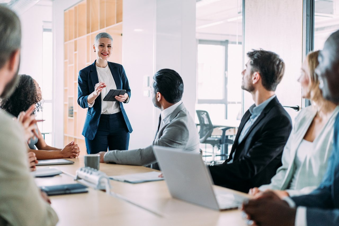 A listening tour meeting