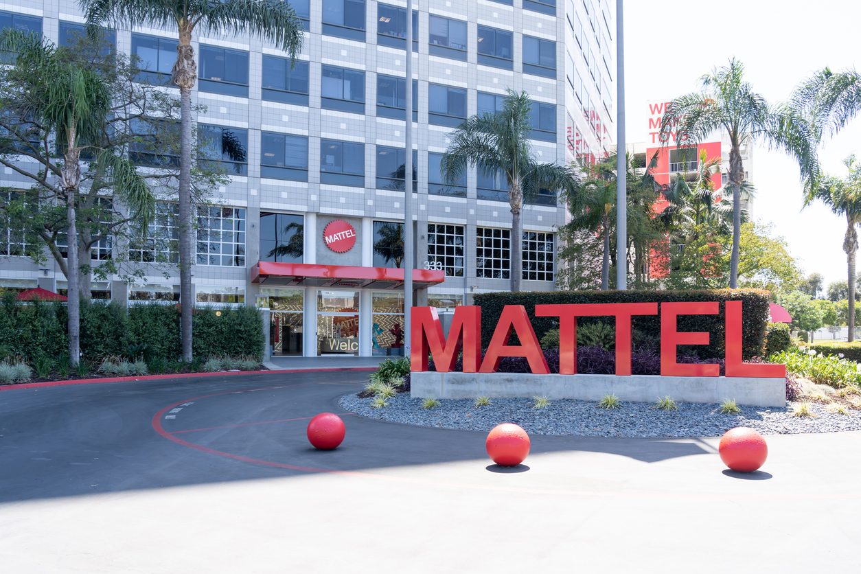 Outside building of Mattel headquarters