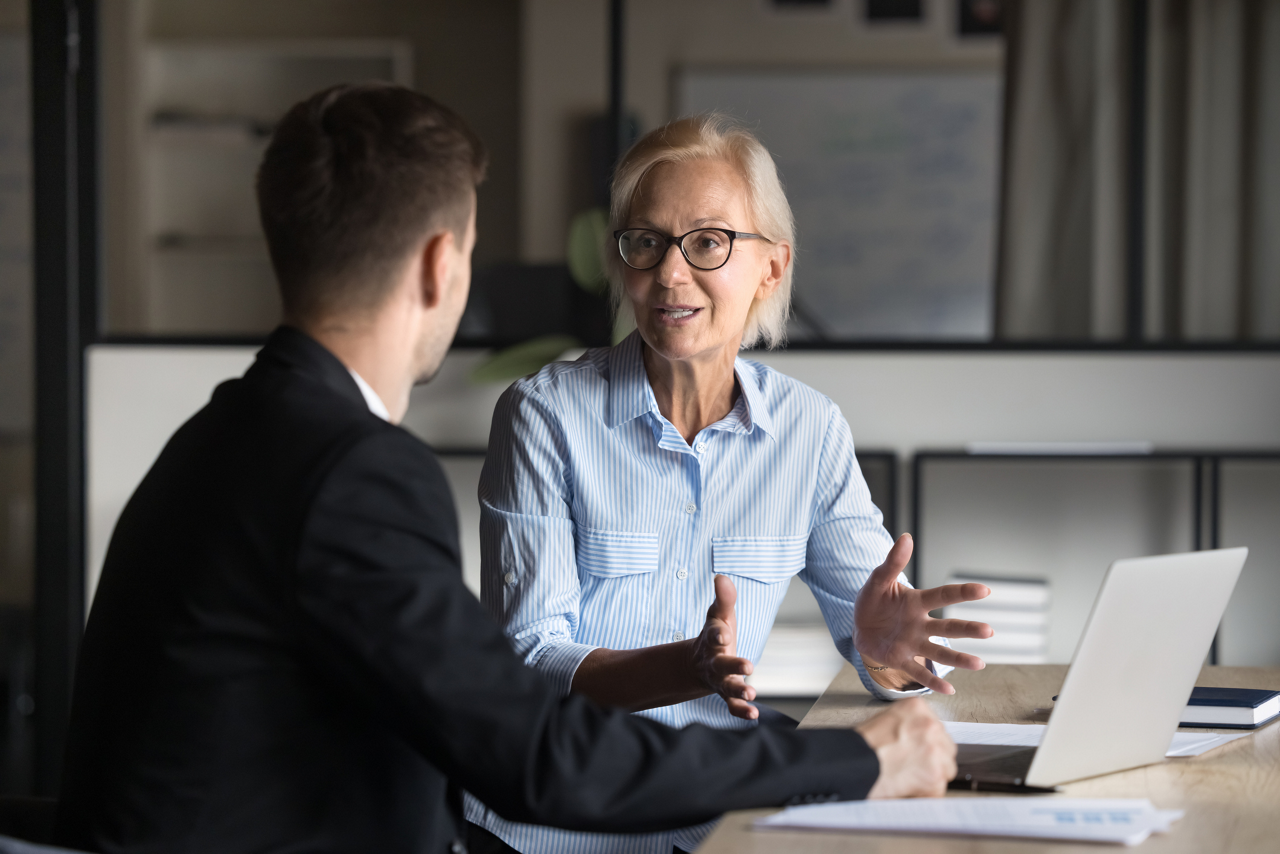 Going over employee benefits