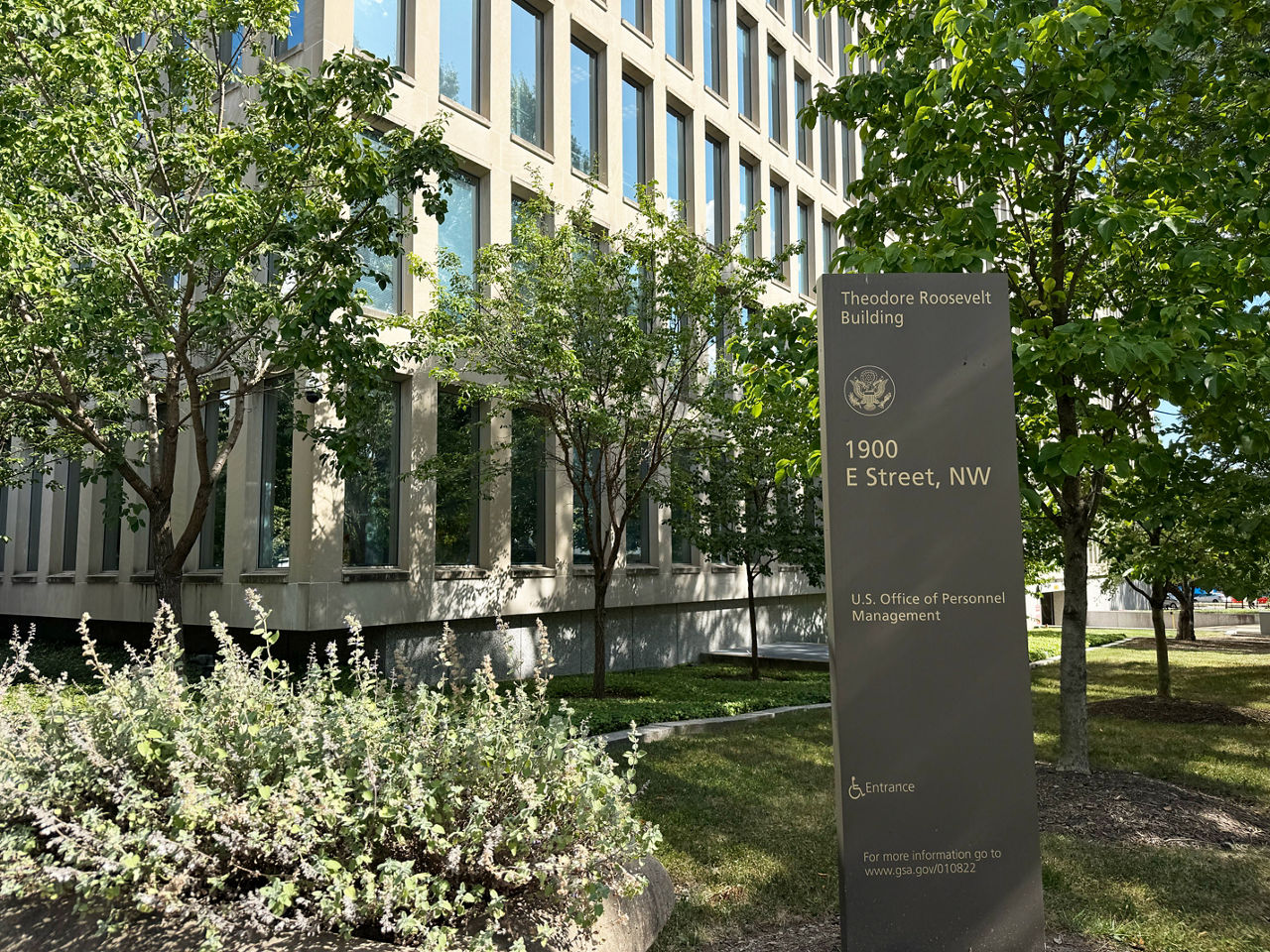 US Office of Personal Management Headquarters in Washington, DC.