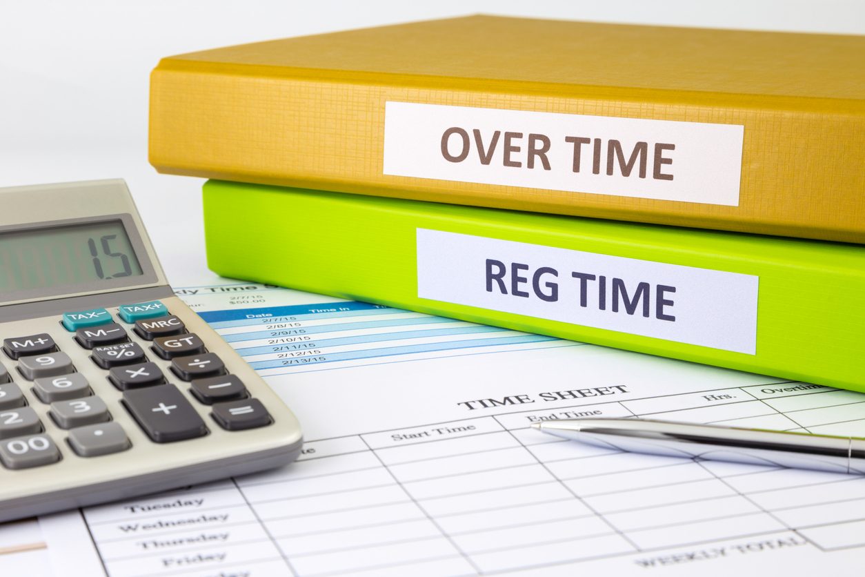 biders titled overtime and reg time