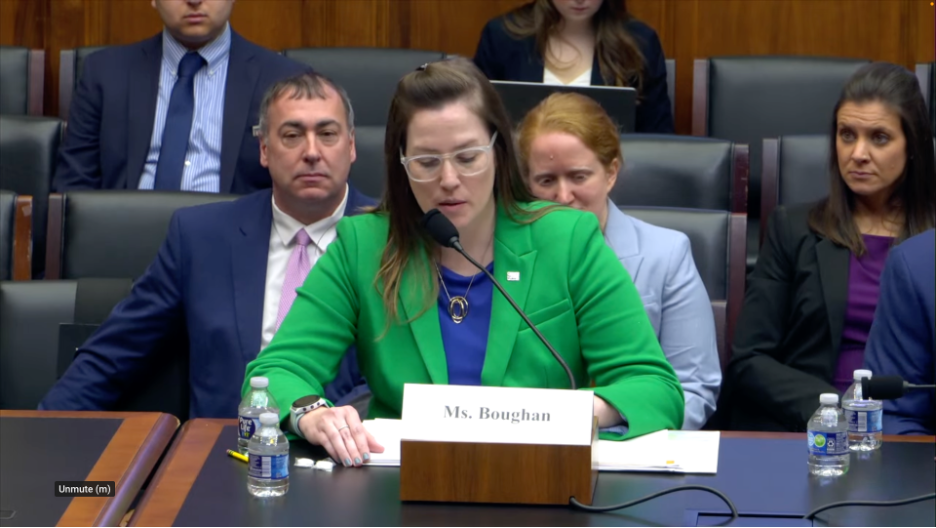 Paige Boughan Testifies at House of Subcommittee Hearing