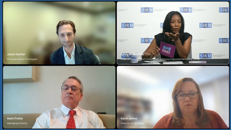 SHRM Hosts Webinar on Reconciliation Bill’s Workplace Implications