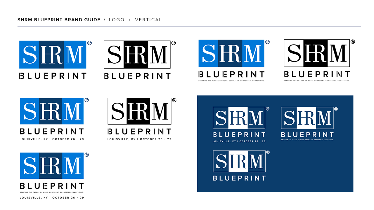 SHRM BLUEPRINT Logo Vertical
