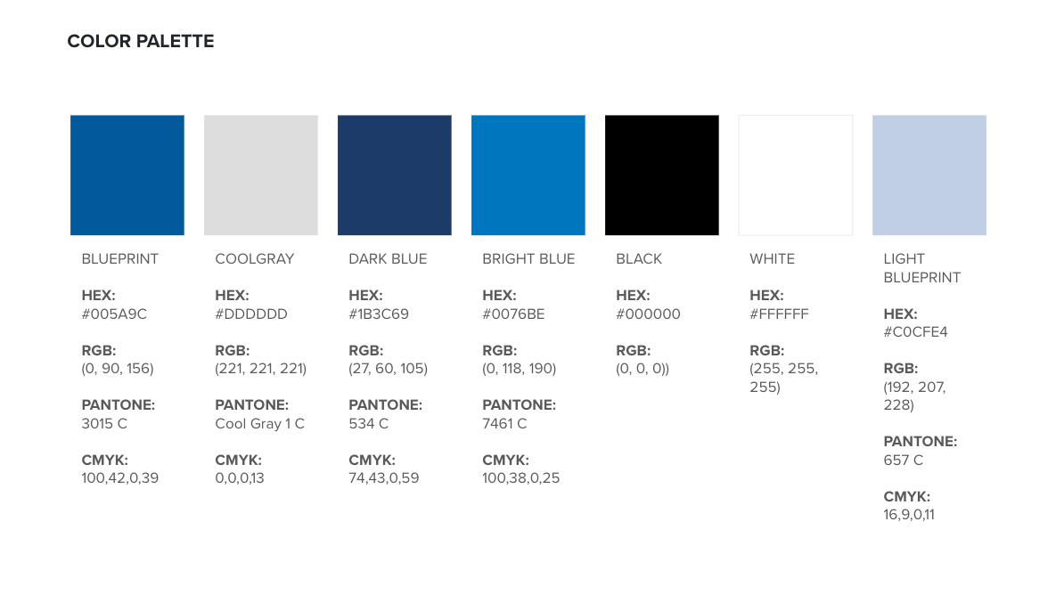 SHRM BLUEPRINT Color Palette