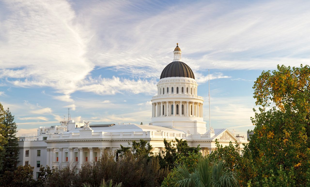 The California state capitol.