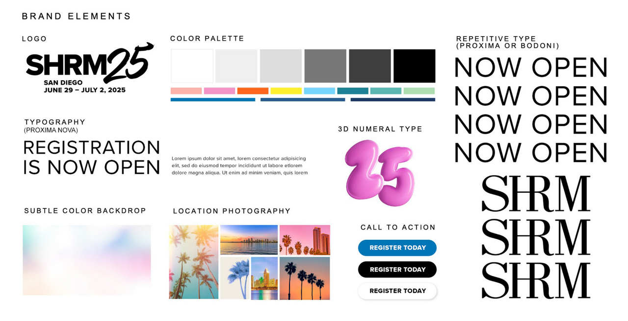 SHRM25 Brand Elements