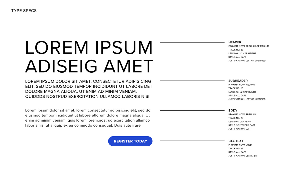 SHRM25 Typography
