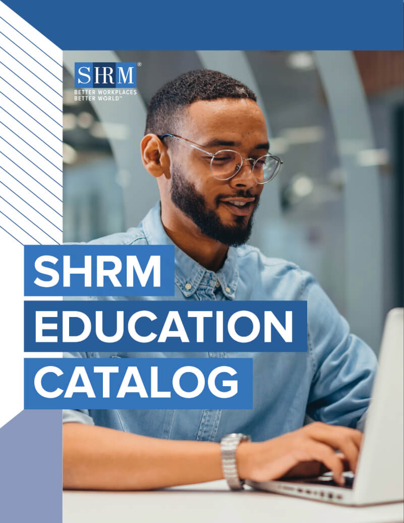 SHRM Education Programs Catalog Cover