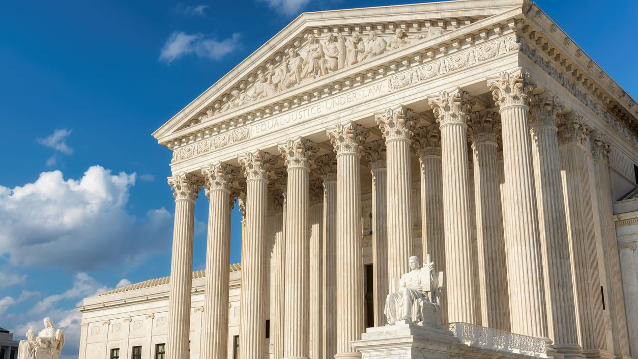 The supreme court building in washington, dc.
