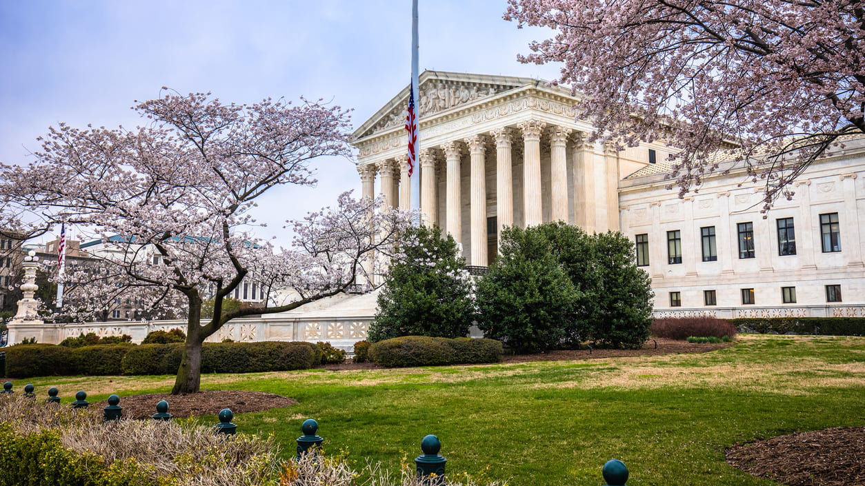 The supreme court building in washington, dc.
