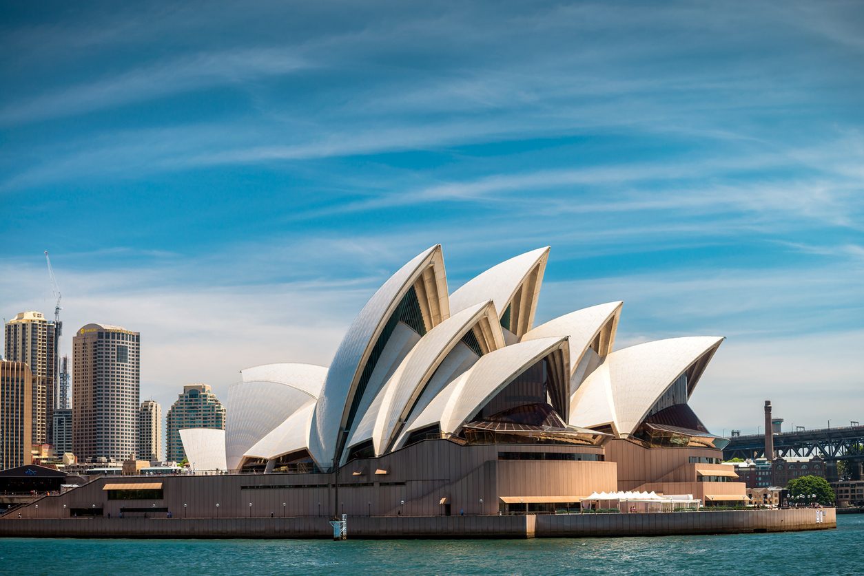 The Sydney Opera House.