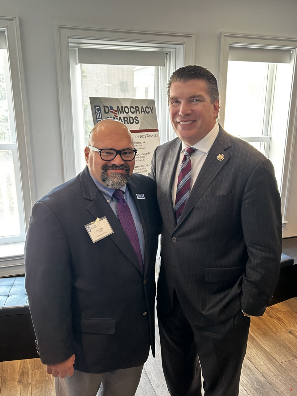 Alex Alonso, Ph.D., SHRM-SCP, helped kick off the Congressional Management Foundation’s (CMF’s)