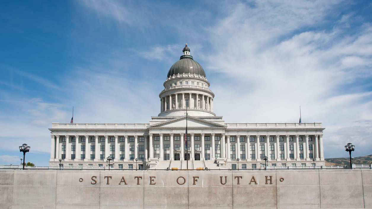 The state capitol building in utah.