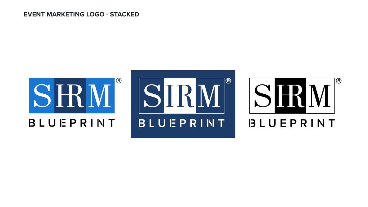 SHRM BLUEPRINT Logo Vertical
