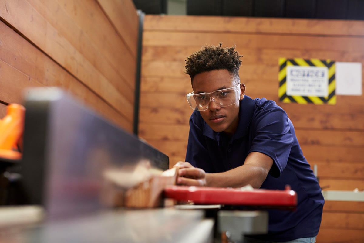 Youth working