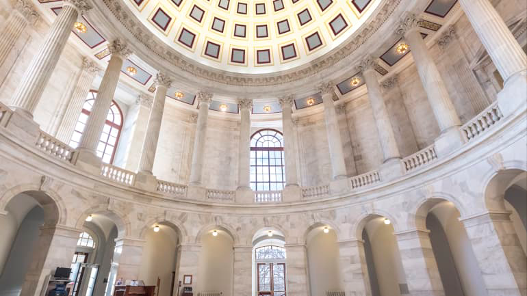inside capital building