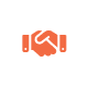 shaking hands icon