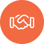 shaking hands icon