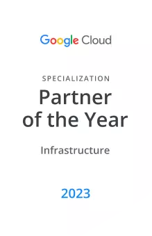2023 Google Cloud Partner of the Year in Canada.
