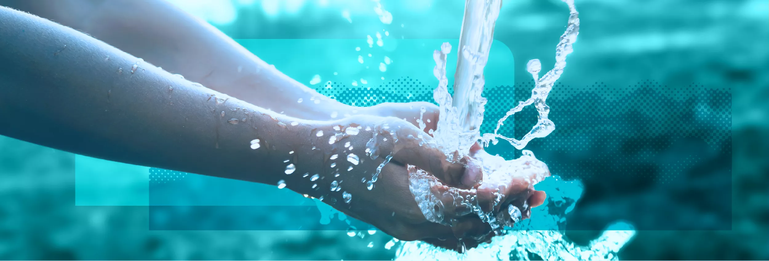 hands under a stream of water