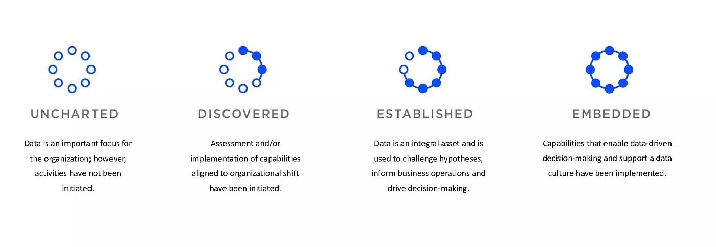 Hidden Value diagram of uncharted, discovered, established, and embedded.