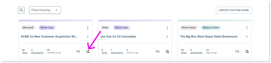 Custom Games - Invite Others