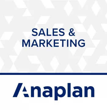 Anaplan recognization for Sales & Marketing.
