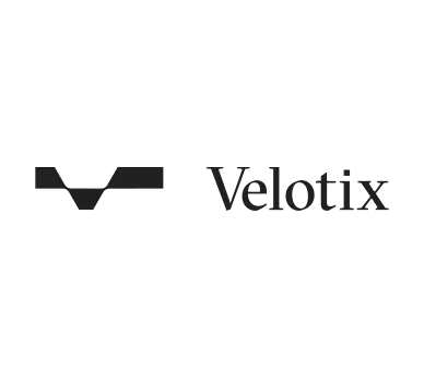 Velotix logo.