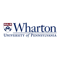 Wharton University of Pennsylvania logo.