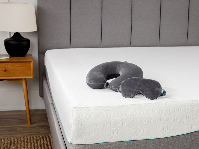 Couple on adjustable frame bed