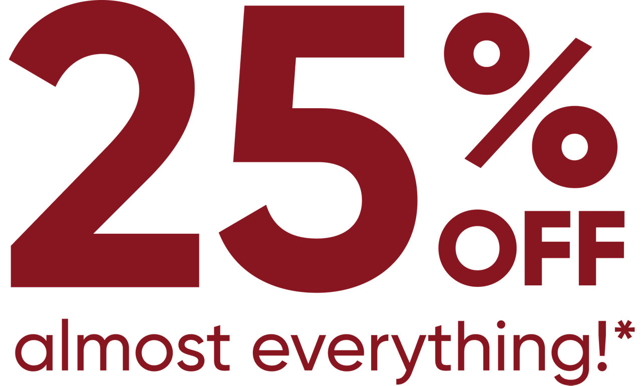 25–30% off