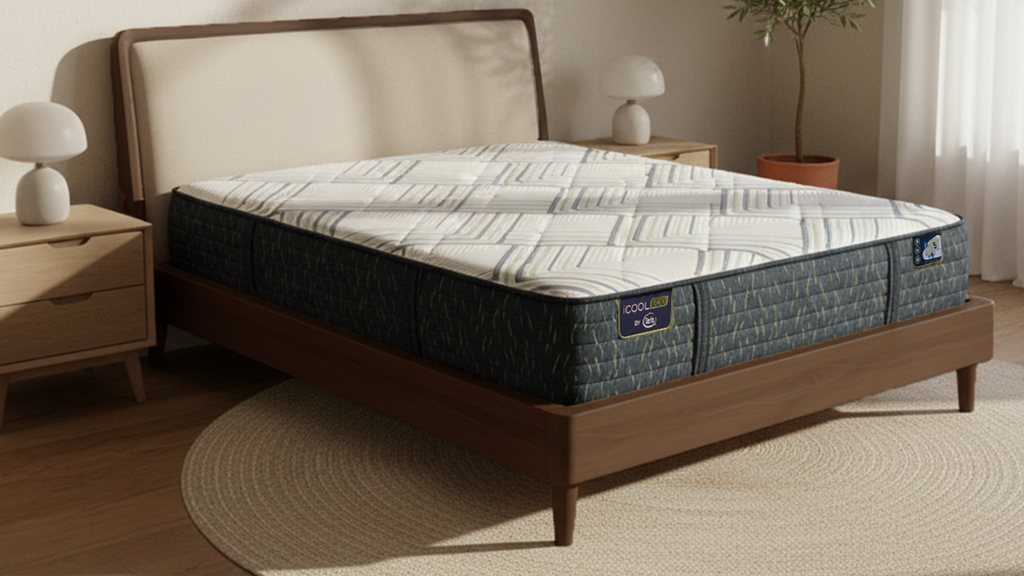 Lady Laying on iCool Collection Mattress