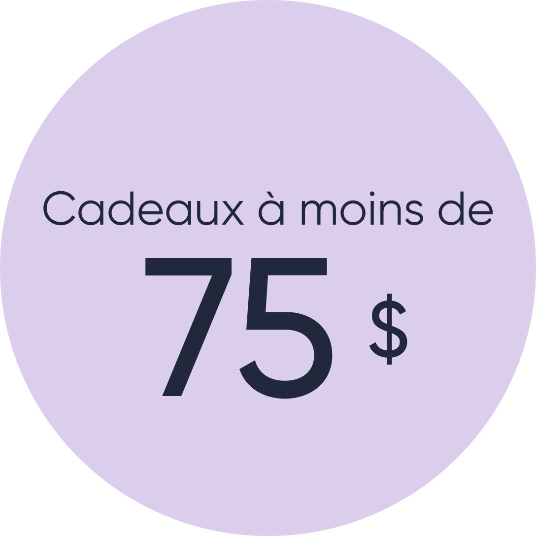 Cadeaux à moins de 75