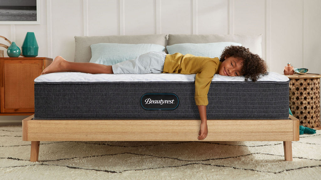 Child on Beautyrest  mattress