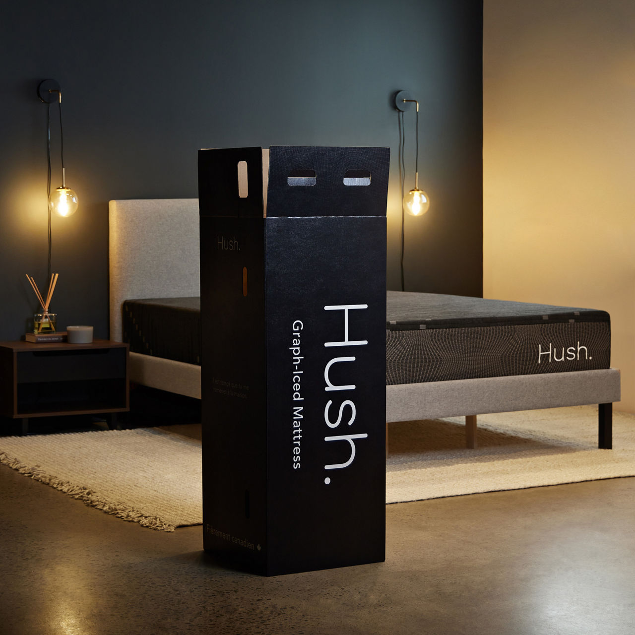 Hush Graph-Iced Mattress in a Box