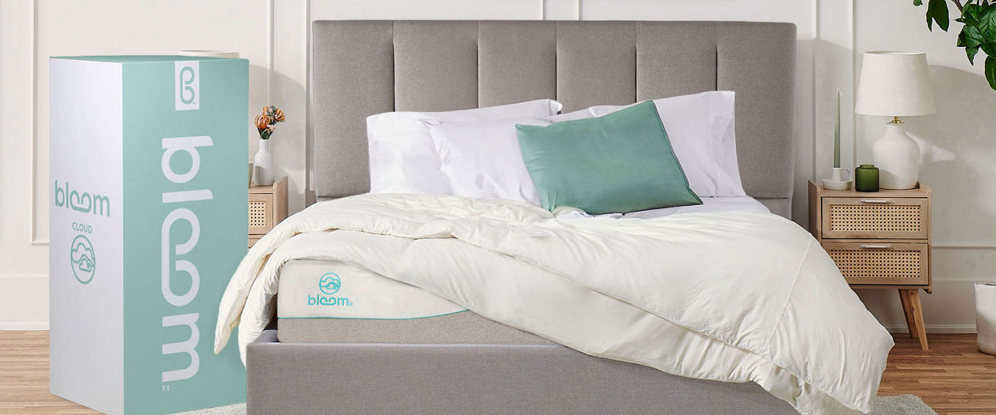 Matelas Bloom dans une boîte