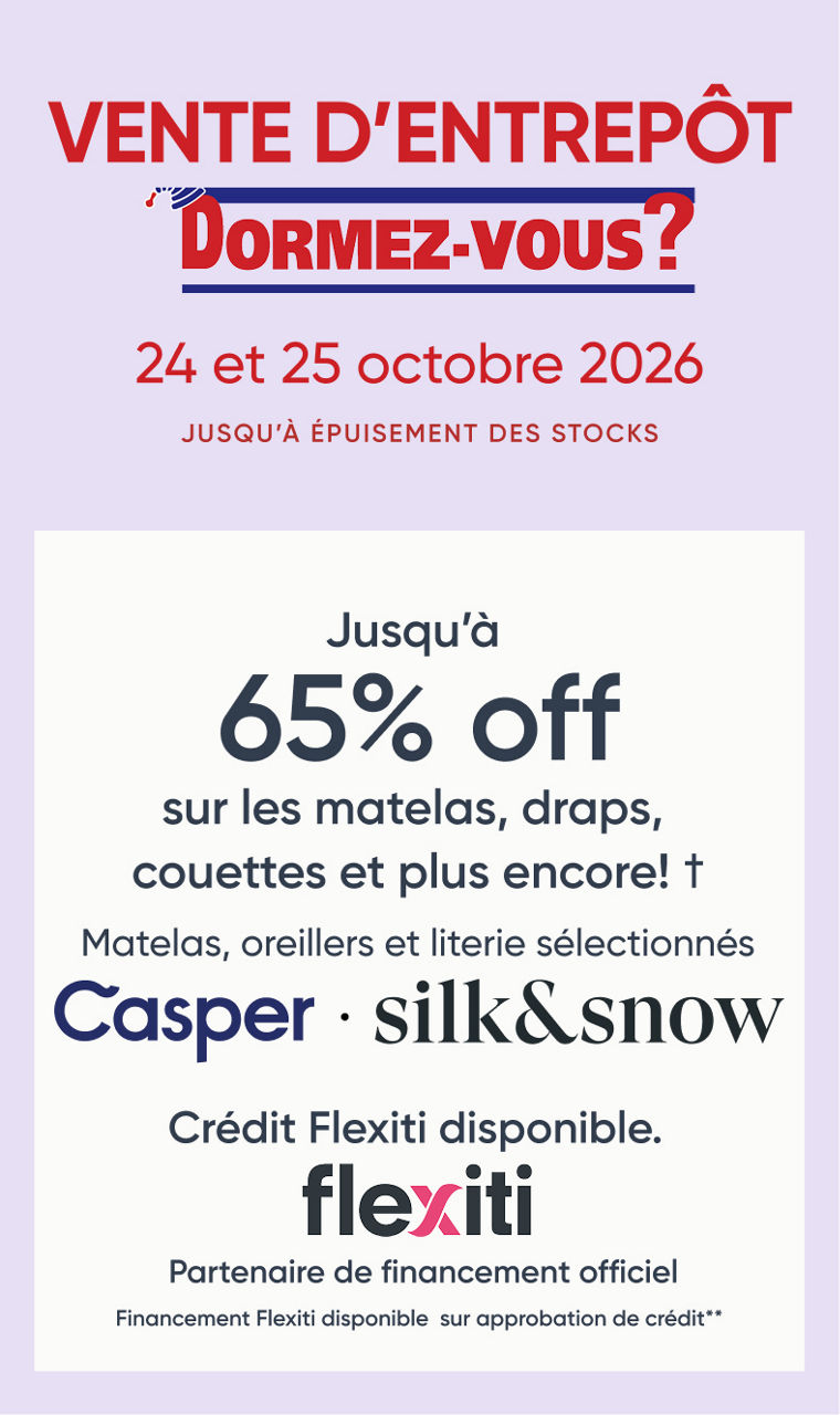 Vente D'Entrepot Dormez-vous