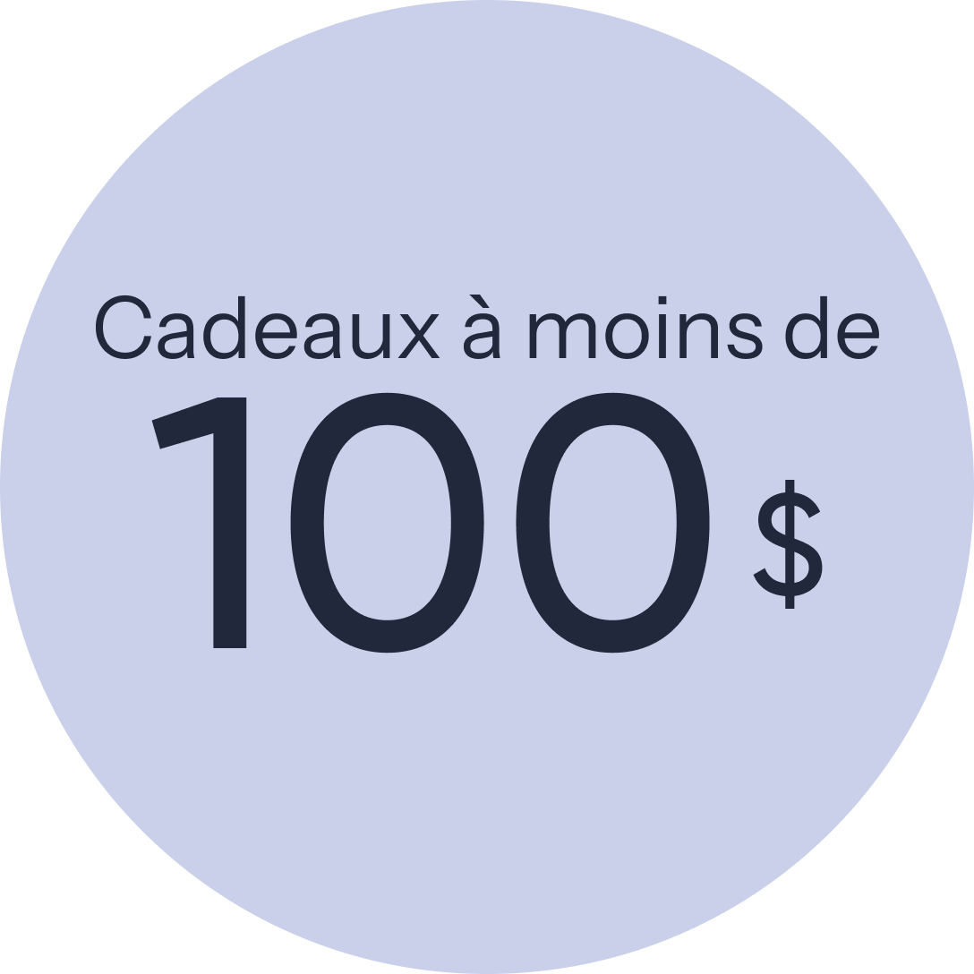 Cadeaux à moins de 100