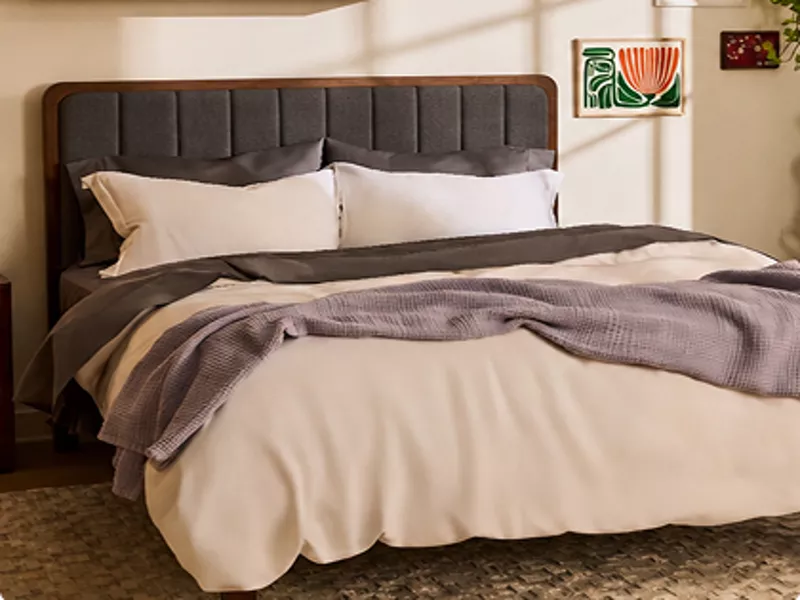 Bed and Headboard