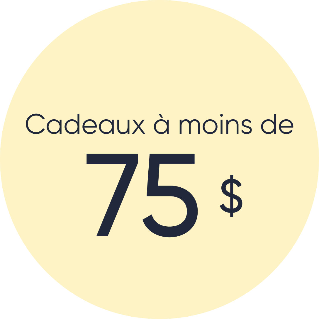 Cadeaux à moins de 75